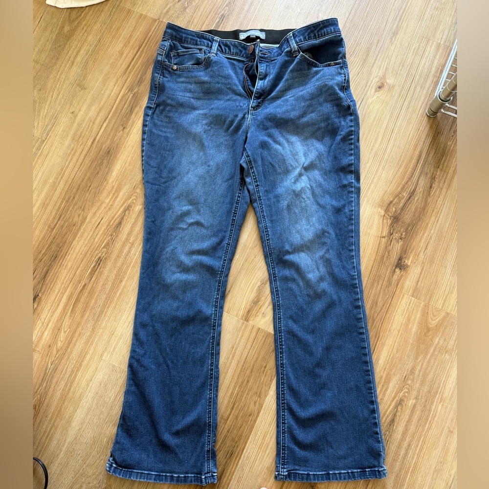 Wit & Wisdom Brittany Itty Bitty High Waist  bootcut Jeans